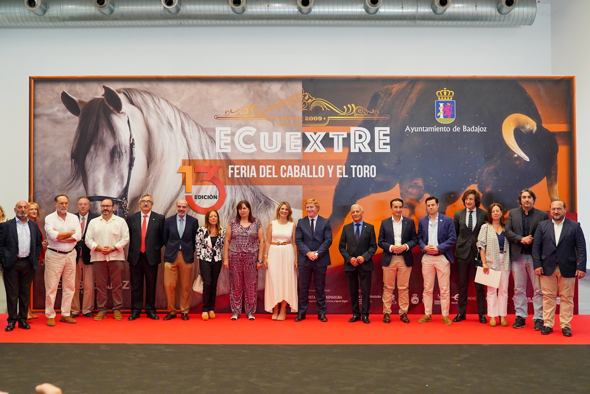 Inaugurada la XIII edición de la Feria del caballo y el Toro, EcuExtre 2022.